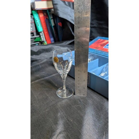 6 vintage Cristal D'arques box of six glasses 2 ounce - new - Picture 6 of 8